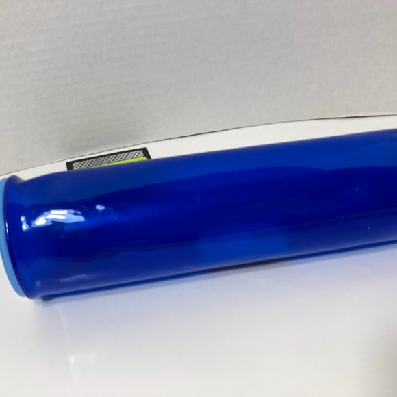 5 Blue Makeup Bag Pencil Zipper Organizer Tube - Picture 9 of 9